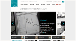 Desktop Screenshot of cebr.com